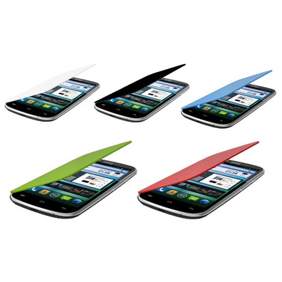 Funda Flip Cover Primux Omega 4 Preto / verde