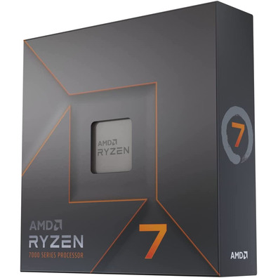 Procesador AM5 AMD Ryzen 7 7700X 4,5 GHz Caixa