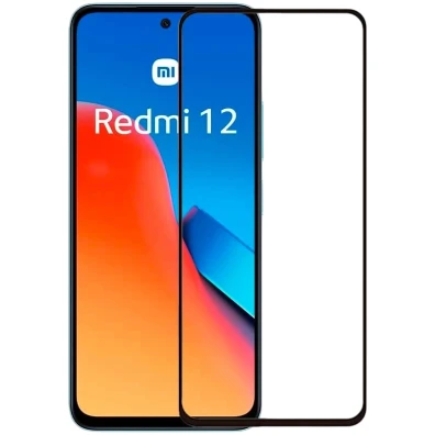 Protetor de Cristal Templado Xiaomi Redmi 13, Pouco M6 4G e Redmi 12 Full Screen 3D