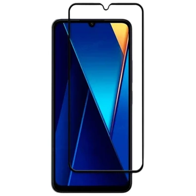 Protetor de cristal temperado Full Screen 3D para Xiaomi Redmi 13C 5G 4G, Pouco M6 5G C65