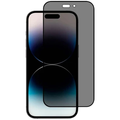 Protetor de vidro temperado Antiespia para iPhone 14 Pro - Marca CROCOCASE