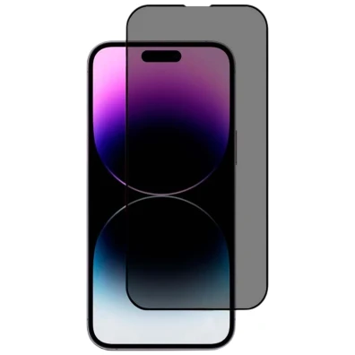 Protetor de vidro temperado Antiespia para Apple iPhone 15 Pro - Marca CROCOCASE