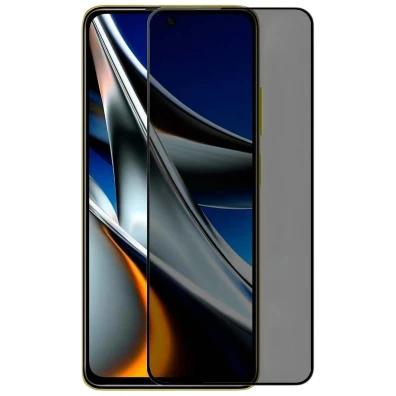 Protetor de vidro temperado Antiespia Xiaomi Pouco X4 Pro 5G - Marca CROCOCASE