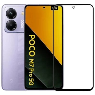 Protetor de cristal temperado 3D Full Screen Xiaomi Pouco M7 4G - Marca CROCOCASE