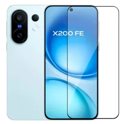 Pack x2 Protetor de Cristal Templado Vivo X200 FE Full Screen 3D - Marca CROCOCASE