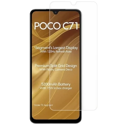 Protetor de Cristal Templado Xiaomi Pouco C71 Full Screen 3D - CROCOCASE