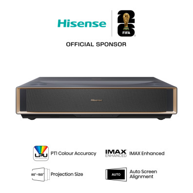 Hisense PT1 Trichroma 4K Projetor Láser Smart TV de Tiro Ultracorto