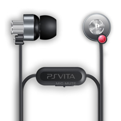 Auriculares In-Ear para PSVita Negro