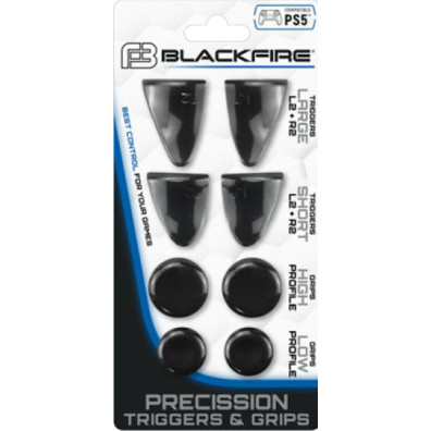 BLACKFIRE PRECISSION TRIGGERS & GRIPS KIT(2 TRIGGERS LARGE + 2 SHORT+2 GRIPS HIGH + LOW) (PRO)