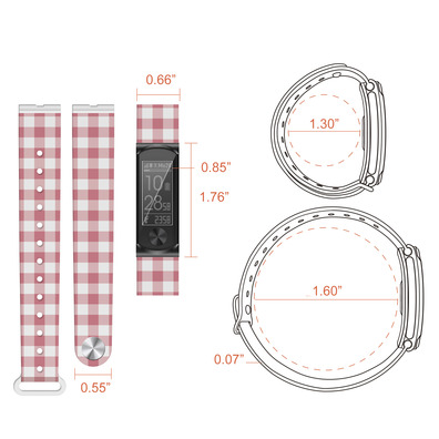 Leotec Smartband Cool HR Cloth Rosa