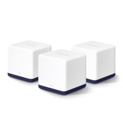 Ponto de Acesso Interno Mesh WiFi 5 Mercusys HALO H50G - Kit Três Pontos Acesso Interior
