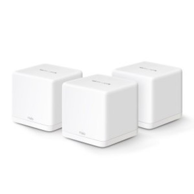 Pontos de Acesso Interno Mesh WiFi 6 Mercusys Halo H60X (3-Pack) - Kit de Três Pontos de Acesso Internos