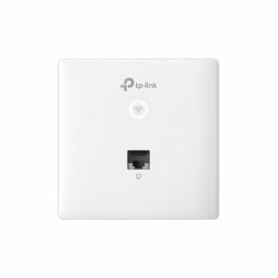 Ponto de Acesso Interno WiFi TP-LINK EAP115-WALL 300MB 2,4GHz com Placa de Pared POE Pasivo