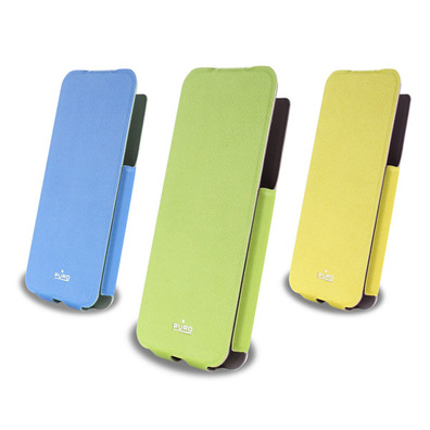 Funda Flip Cover para iPhone 5C Puro Amarelo