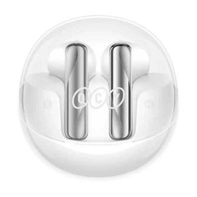 QCY AilyBuds Clear T32 Branco - Auriculares Inalámbricos