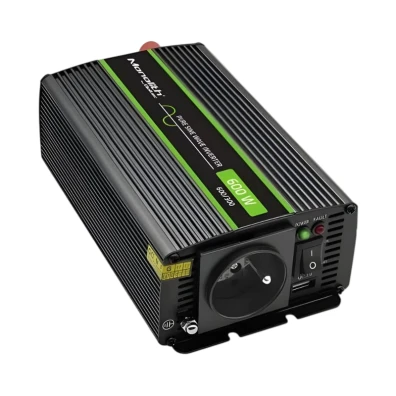 Adaptador e Inversor de Corrente Qoltec Monolith Auto 600 W