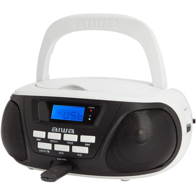 Rádio CD Aiwa Boombox BBTU-300BW Negro