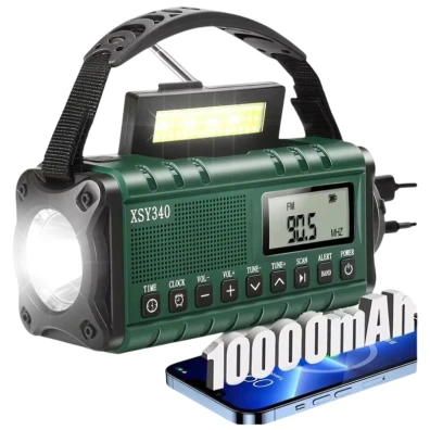 Raio de Emergência Portátil XSY340 com Bateria de 10000 mAh