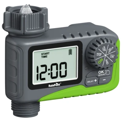 Rainpoint ITV105 Temporizador de Riego Gris e Verde