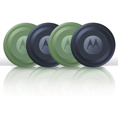 Rastreador GPS Motorola Moto Tag 2.0 Pack 4 Azul e Verde