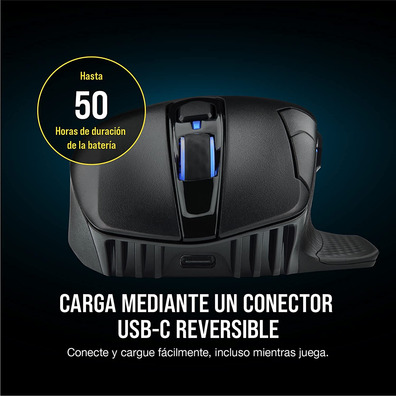Ratón Corsair Dark Core RGB RF Wireless + Bluetooth Tico Tico 18000DPI