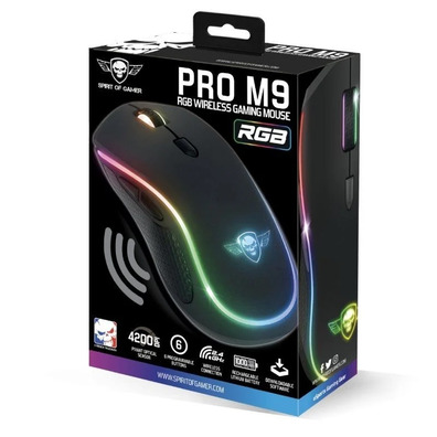 Ratón Gaming Inalámbrico Spirit da Gamer Pro M9 4200 DPI