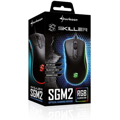 Mouse Gaming Sharkoon Skiller SGM2 Preto