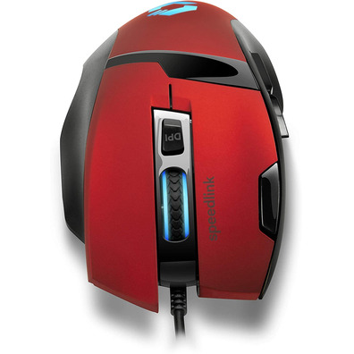 Ratón Gaming Speedlink Vades 4800 DPI Óptico Vermelho