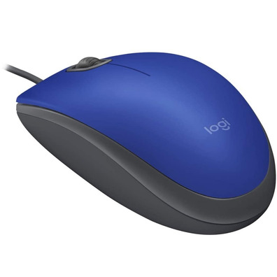 Ratón Logitech M110 Silencioso Mouse Azul 1000 DPI