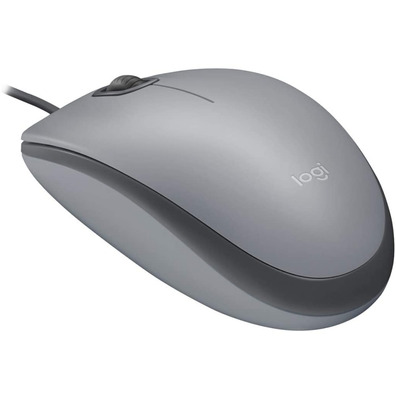 Ratón Logitech M110 Silencioso Mouse Gris 1000 DPI