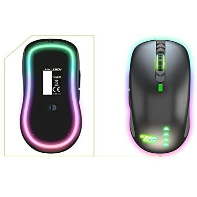 Mouse óptico manter fora X9CH jogos preto
