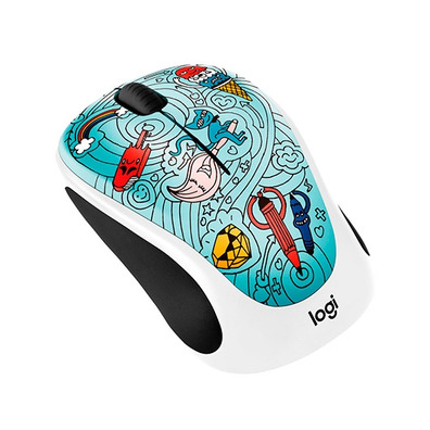 MOUSE OPTICO LOGITECH M238 WIRELESS BAE-BEE BLUE