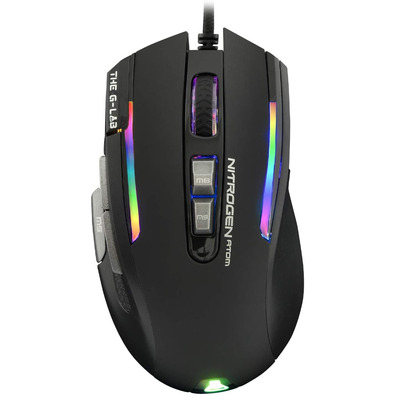 Mouse óptico o G-Lab Kult Nitrogênio Atom Preto