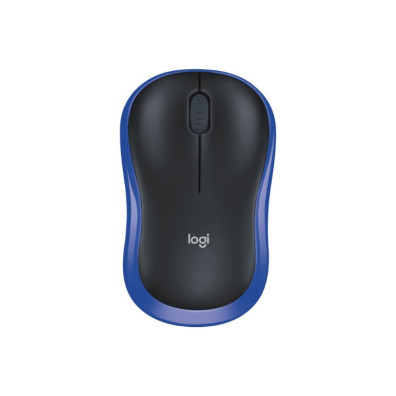 RATÃO ÓPTICO WIRELESS LOGITECH M185 AZUL