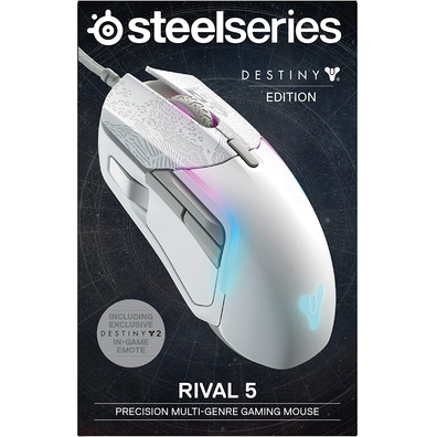 Ratón Steelseries Rival 5 Destiny 2 Edição 18000 DPI