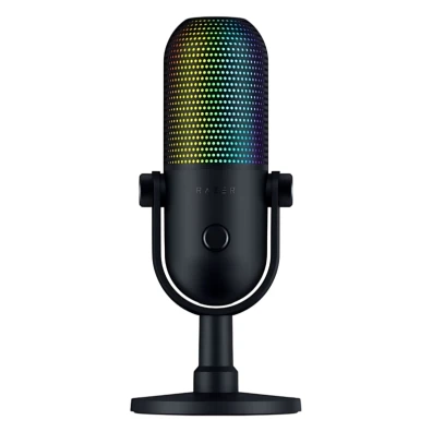Razer Seiren V3 Chroma Preto - Micrófono de alta qualidade para transmissões e gravações