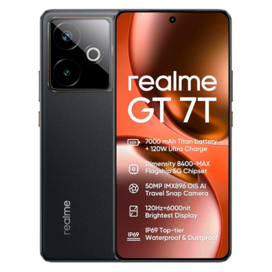 Realme GT 7T 5G 12GB/256GB Preto
