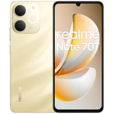 smartphone Realme Note 70T Dourado 4GB/128GB