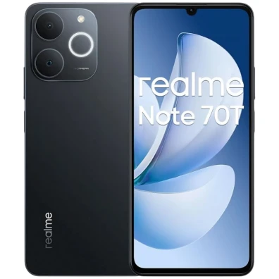 Realme Note 70T Preto 4GB/256GB - Smartphone Potente e Elegante