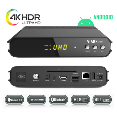 Receptor Satélite Viark DRS 4K (Android)