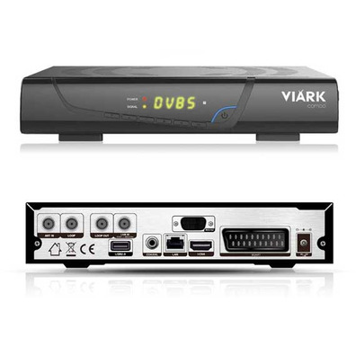 Receptor Satélite Viark HD Combo H265