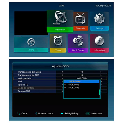 Receptor de Satélite Viark SAT (4K)