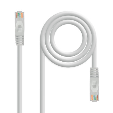 Cabo de Rede RJ45 CAT6A UTP 5m - Gris NanoCable