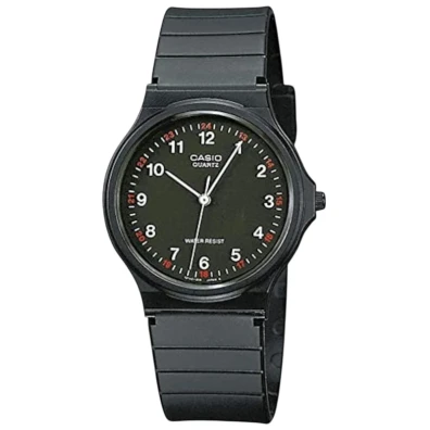 Relógio Casio MQ-24-1BLLEG Collection Men Analógico em Preto