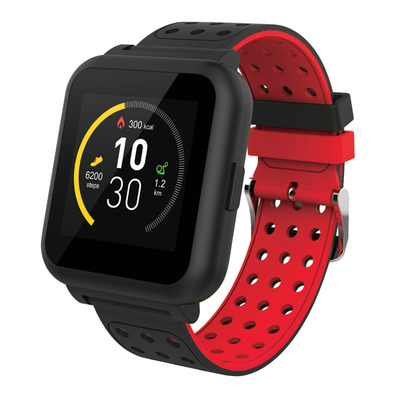 Smartwatch Trendy Muvit Negro-vermelho