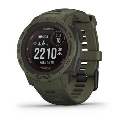 Relógio desportivo Garmin Instinct Solar Tactical Verde Militar