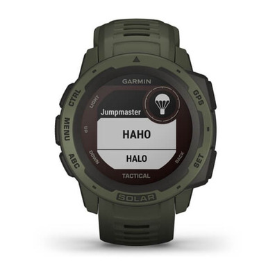 Relógio desportivo Garmin Instinct Solar Tactical Verde Militar