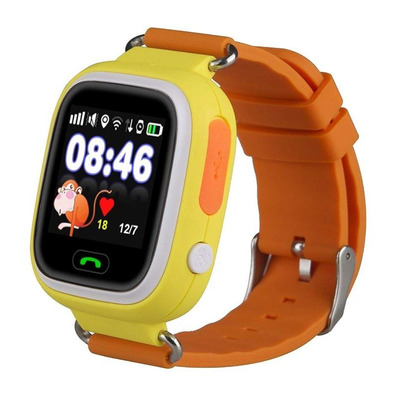 Reloj infantil con localizador pará niños Leotec Kids Way Naranja
