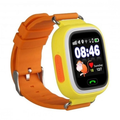 Reloj infantil con localizador pará niños Leotec Kids Way Naranja