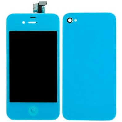 Reparaçao Carcaça Completa iPhone 4S Azul Claro